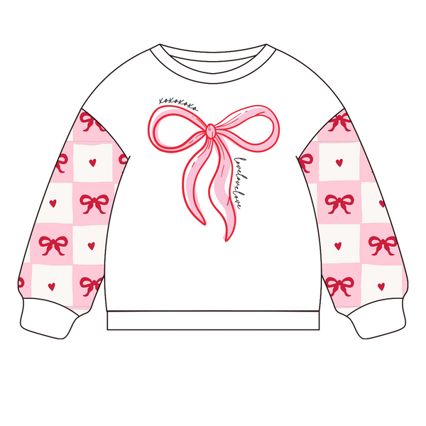 XOXO Bow | Colored Sleeves