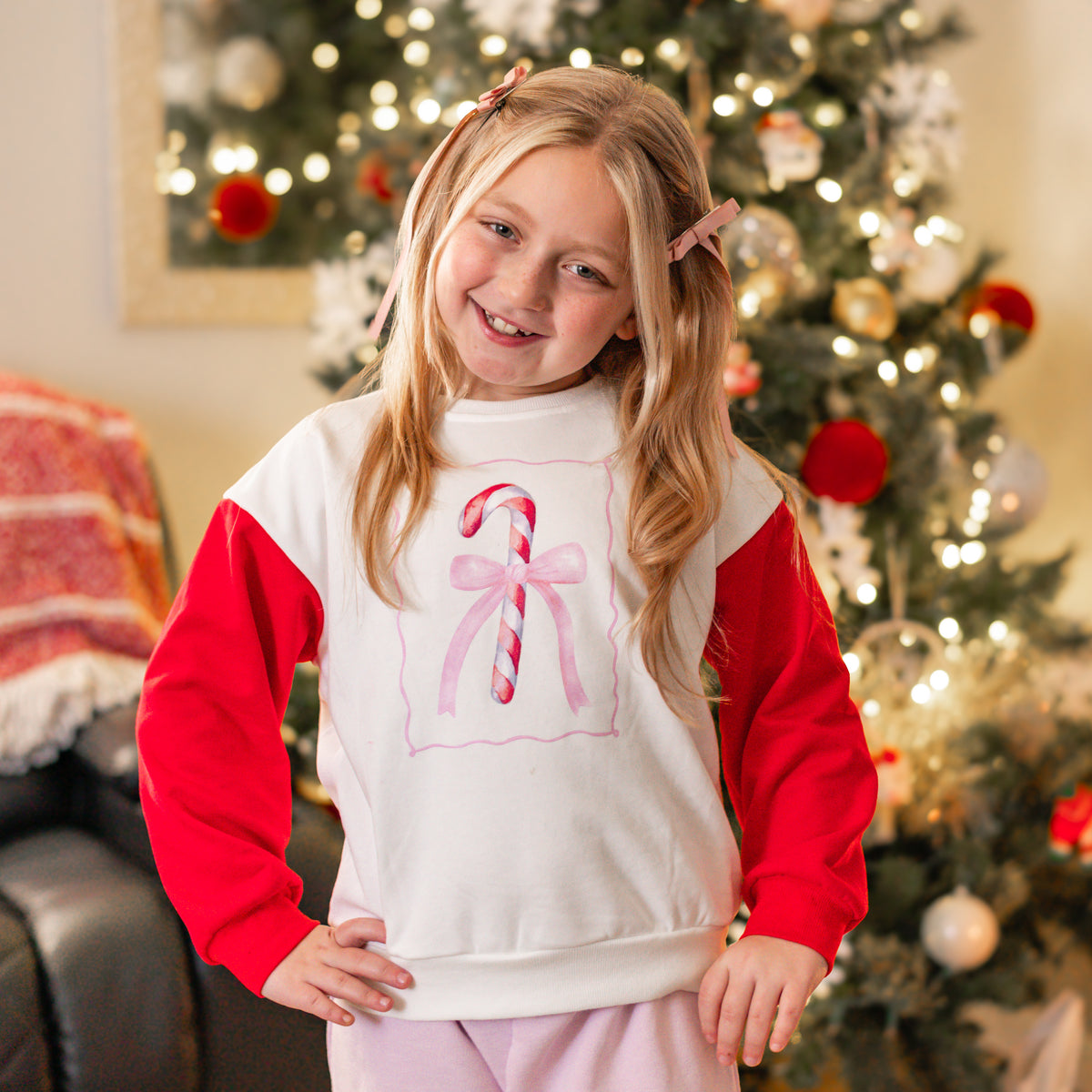 Ribbon Candy Cane | Colorblock